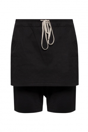 Double-layered shorts with a loose cut, zdjęcie 1 Double-layered shorts with a loose cut od Rick Owens DRKSHDW